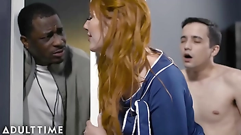 ADULT TIME - Lauren Phillips' Husband Nearly Catches Her Fucking A Student!