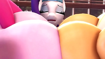 Pinkie Pie Rarity Applejack porn