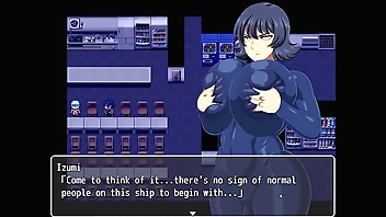 Shipwrecked Spaceship Todoroki [Monthly Patreon choice Hentai game] Ep.2 he is wanking after seeing her hot chubby body