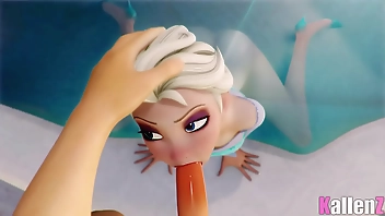 Frozen - Elsa gets a blowjob