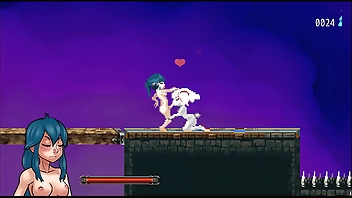 Nayla's Castle [PornPlay Hentai game] Ep.2 hot shemales witches fucking in the shower