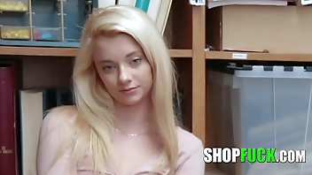 Nice 18yo Teenage Thief Was Busted And Fucked - SHOPFUCK