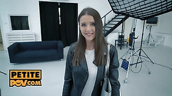 Lingerie slut Sybil is a teen on a cock fucking mission - itsPOV