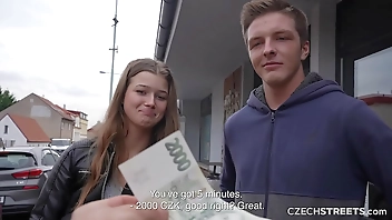 CzechStreets - He allowed his girlfriend to cheat on him