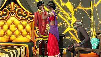 Indian stepmom and stepdad prepare their virgin stepson before the wedding by having threesome sex to lose his virginity in a hotel room