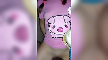 Barely legal stepdaughter is left in the care of her stepfather and the pervert fucks her -  Don't Leave Me Alone with my stepfather, 18 years young