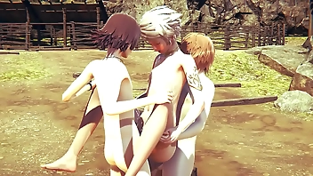 Yaoi Femboy - Jin the sexy femboy suck a big dick and anal with creampie - Sissy crossdress Japanese Asian Manga Anime Film  Game Porn Gay