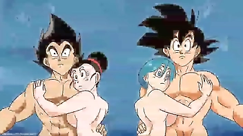 Gogeta and Bulma and chichi finally make love