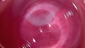 Camera deep inside my creamy pussy