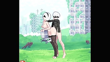 Nier: Automata - 2B es una zorra calenturienta que folla con 9S