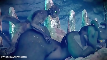 Slug woman having a good sexy time