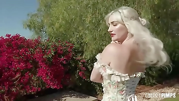 Skye Blue Gives A Sloppy Blowjob To Jay Romero and Lets Him Fuck Her Big Natural Tits