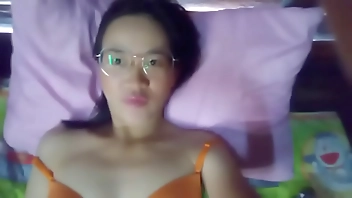 Asian girl alone at home get horny 310