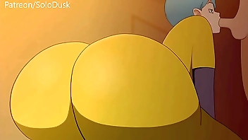 Bulma enjoys having fun with her boyfriend