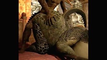 Mama Argonian loves Doggystyle