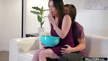 Mature stepmom titfucking horny stepson