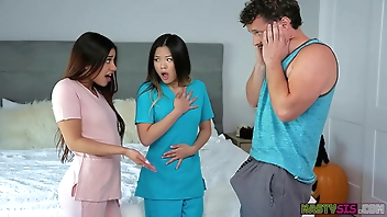 Lulu Chu, Xxlayna Marie In Dick Appointment With Stepbrother