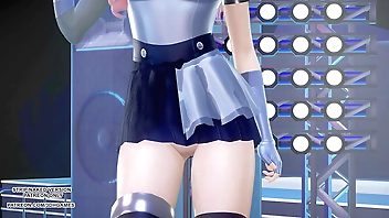 [MMD] Kep1er - Up! Ahri Seraphine Kaisa Hot Kpop Dance League Of Legends KDA AllOut