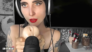 ASMR Fleshlight JOI Lou Nesbit, Lia Louise