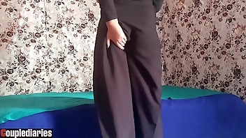 Hijab arab wife horny and she call her lover