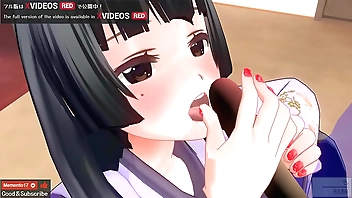 淫語ボイスアニメ　実はド淫乱な着物の淑女がアナルセックス　ASMR　サンプル版