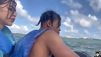 lil d klaps Valerie kay on a jetski teaser