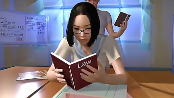 He is helping her with her studies