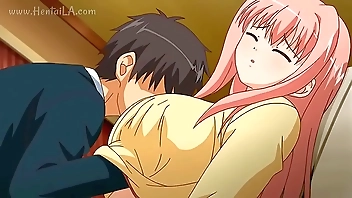 SU ESPOSA LO DEJA Y EL SE CONSUELA CON SUS HIJASTRAS - Hentai Papa Love Ep. 1