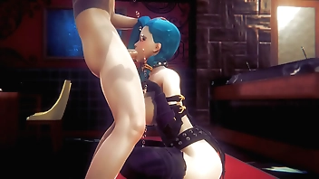 LOL Hentai - Jinx tied up like a bitch hardsex - Japanese Asian Manga Anime Film Game Porn