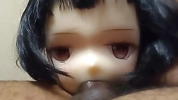 Black Haired Hentai Girl Gets Cum In Her Mouth From Deepthroat !!!!