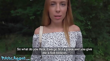 Public Agent - naughty natural 22yr redhead stood up on Tinder date picked up outdoors and given the anal fucking she really wants