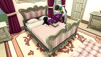 Indian hidden camera fucking with her step son in her bedroom - india family sex