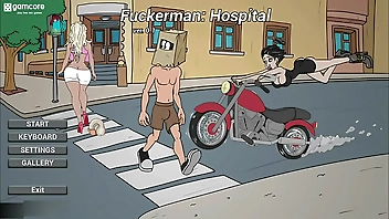 Fuckerman - Threesome in an Ambulance at Public Hospital