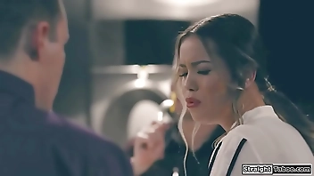 Busty latin fucked while time is stopped