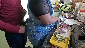 flashing and jerking infront of maid swathi in kitchen