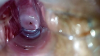 Pulsating orgasm inside pussy