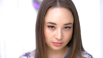 First DAP Of a Hot Asian beauty ! First Gang Bang 6 vs 1