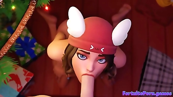 Hot Fortnite teens fucked by big dick players