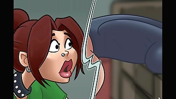 Demon deals (P.8) - Play Card games with step sister