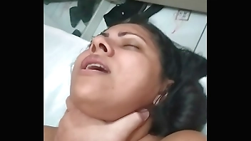 Monster cock fucking my throat and squeezing my neck