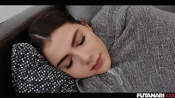 Valentina Nappi Sucks and Rides her Futa clone's big Dick making her burst with lots of Cum on her face