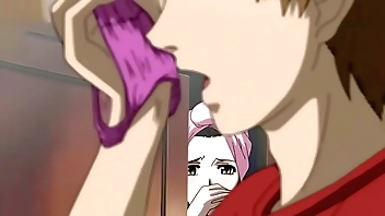 STEPMOM catches and SPIES on her STEPSON MASTURBATING with her LINGERIE — Uncensored Hentai   Subtitles