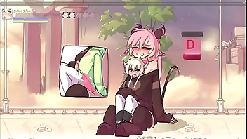 Max The Elf v0.4 [Femboy Hentai game PornPlay] Ep.6 turned into futanari with big tits and anal creampied