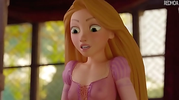 Rapunzel Sucks Cock For First Time (Animation)