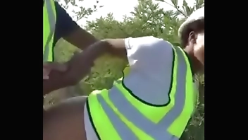 Fucking her hard during work hours