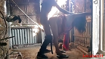 Red Saree Wife Outdoor Blowjob ( Official Video By Localsex31)