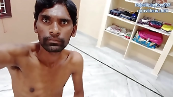 Rajeshplayboy993 home tour, masturbating his big cock, showing ass and cumming in the bathroom
