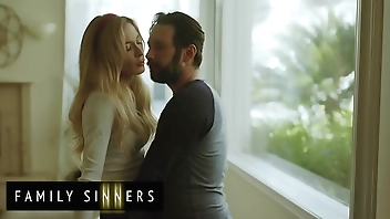 Rough Sex Between Stepsiblings Blonde Babe (Aiden Ashley, Tommy Pistol) - Family Sinners