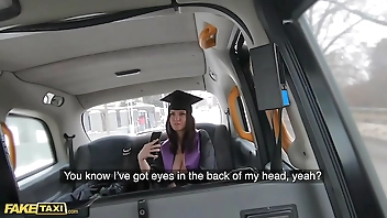 Fake Taxi University Graduate Melany Mendes Strips Off Her Robes