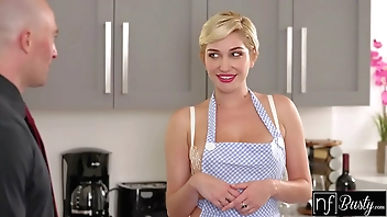 NFBusty - Busty Blonde Skye Blue Has A BJ For Dessert - S14:E3